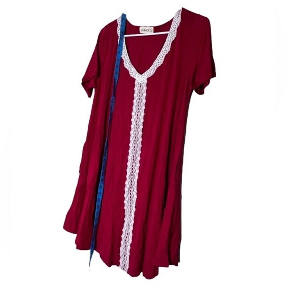 LARACE Sleep Shirts short Sleeve women. - Picture 2 of 6